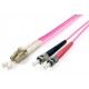 EQUIP CABLE FIBRA OPTICA MULTIMODO LIBRE HALOGENOS LC ST 50 125u 1M OM4 255541